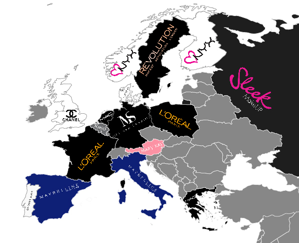 makeup-brands-most-searched-by-tiendeo-users-in-europe
